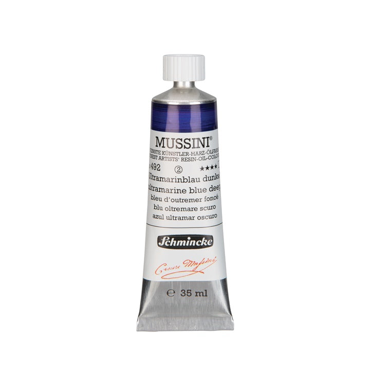 Olajfesték Schmincke MUSSINI 35 ml – 492 Ultramarin kék sötét