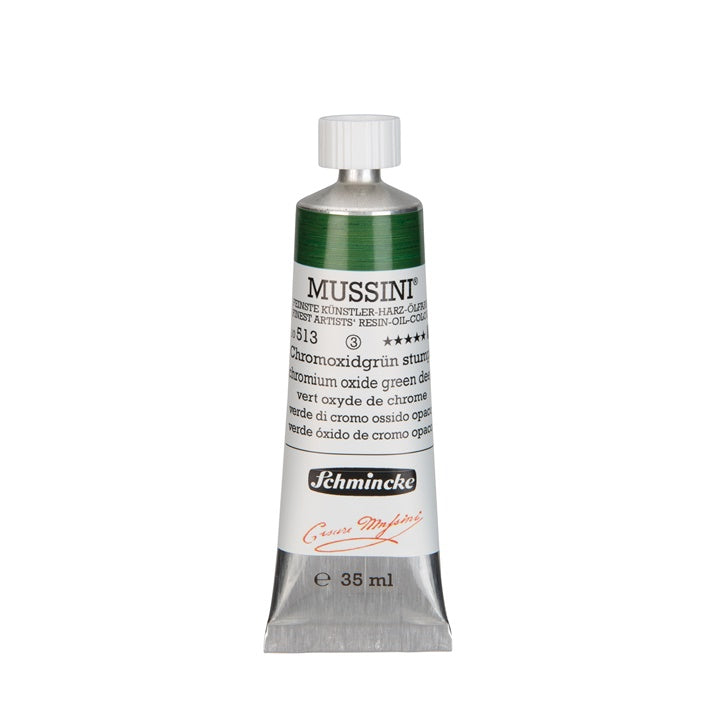 Olajfesték Schmincke MUSSINI 35 ml – 513 Króm-oxid zöld sötét