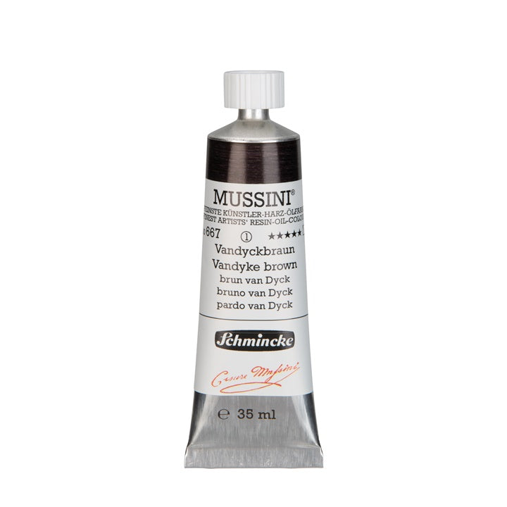 Olajfesték Schmincke MUSSINI 35 ml – 667 Vandyke barna
