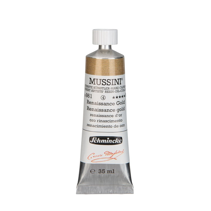 Olajfesték Schmincke MUSSINI 35 ml – 861 Renaissance arany