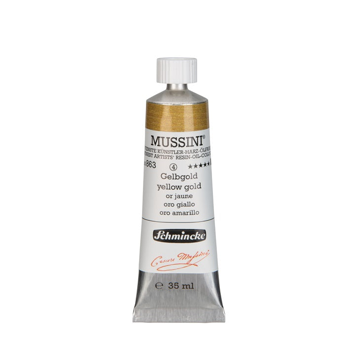 Olajfesték Schmincke MUSSINI 35 ml – 863 sárga-arany