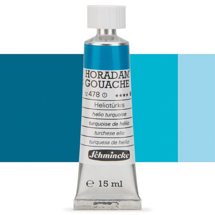 Schmincke Horadam Gouache 15ml – 478 Helio Turquoise