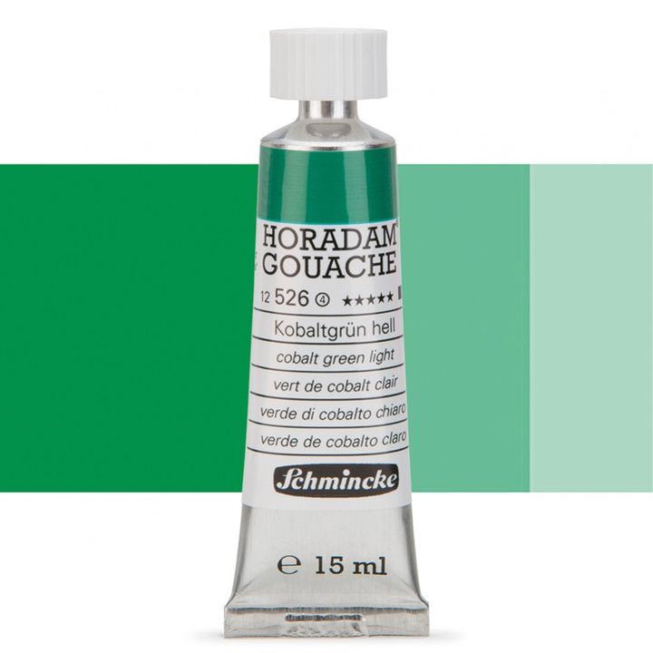 Schmincke Horadam Gouache 15ml – 526 Cobalt Green Light