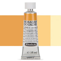 Schmincke Horadam Gouache 15ml – 640 Titanium Gold Ochre