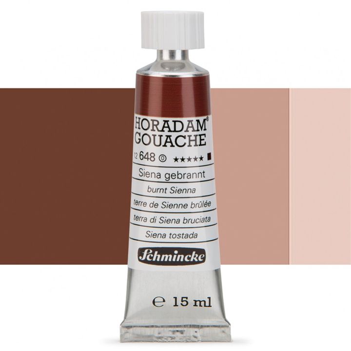 Schmincke Horadam Gouache 15ml – 648 Burnt Sienna