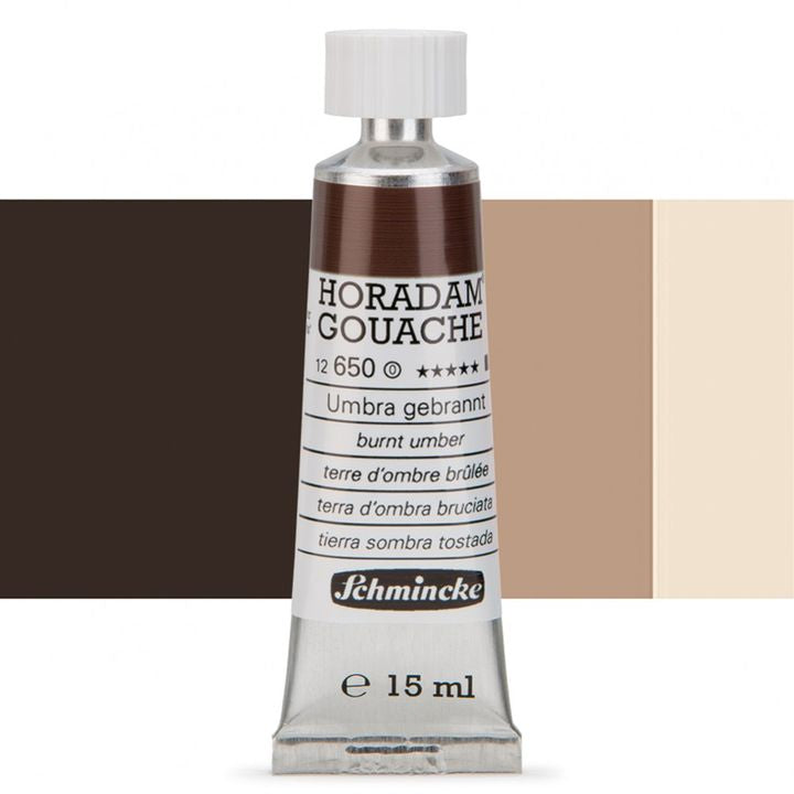 Schmincke Horadam Gouache 15ml – 650 Burnt Umber
