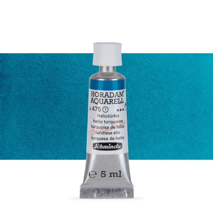 Schmincke Horadam akvarell festékek tubusban 5ml – 475 Helio Turquoise