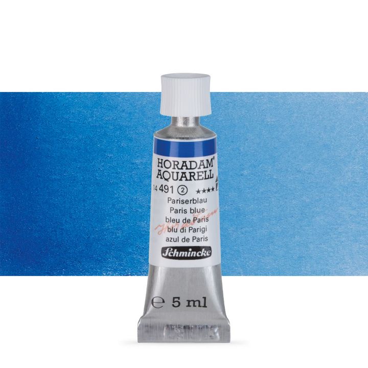 Schmincke Horadam akvarell festékek tubusban 5ml – 491 Paris Blue