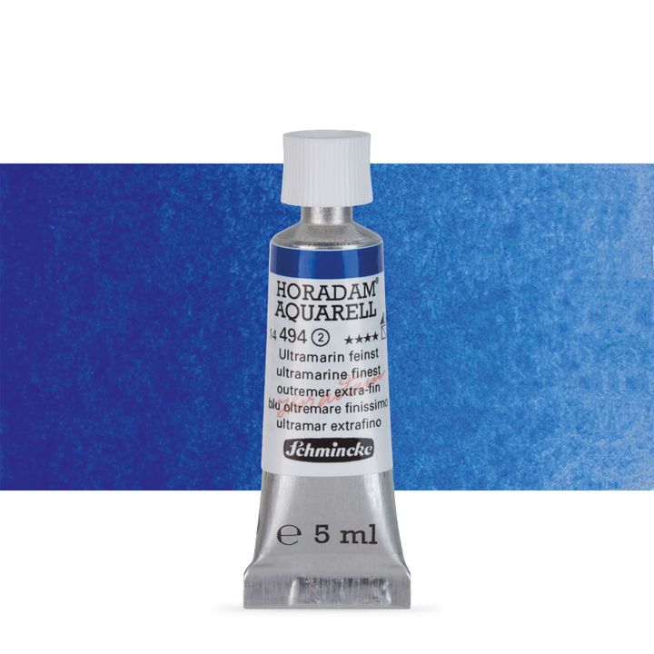 Schmincke Horadam akvarell festékek tubusban 5ml – 494 Ultramarine Finest