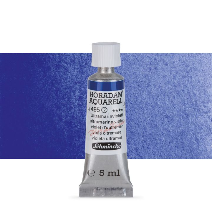 Schmincke Horadam akvarell festékek tubusban 5ml – 495 Ultramarine Violet
