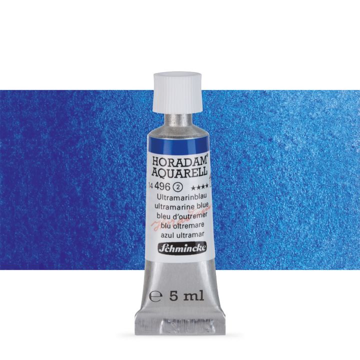 Schmincke Horadam akvarell festékek tubusban 5ml – 496 Ultramarine Blue
