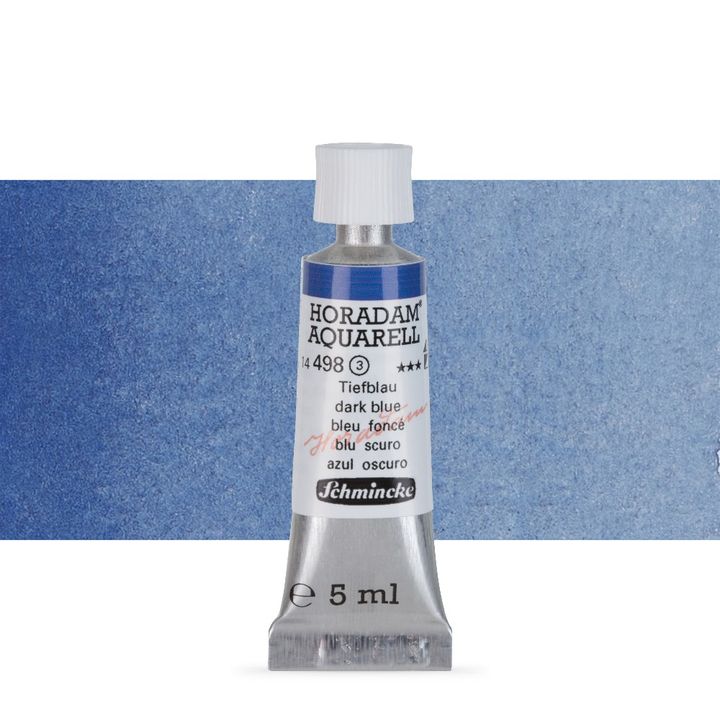 Schmincke Horadam akvarell festékek tubusban 5ml – 498 Dark Blue