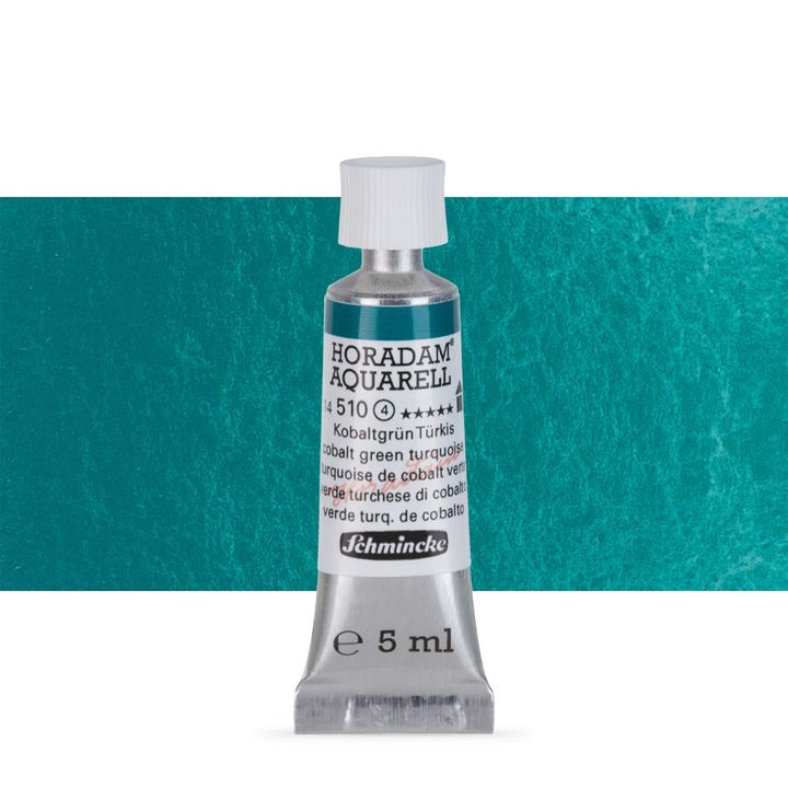 Schmincke Horadam akvarell festékek tubusban 5ml – 510 Cobalt Green Turquoise