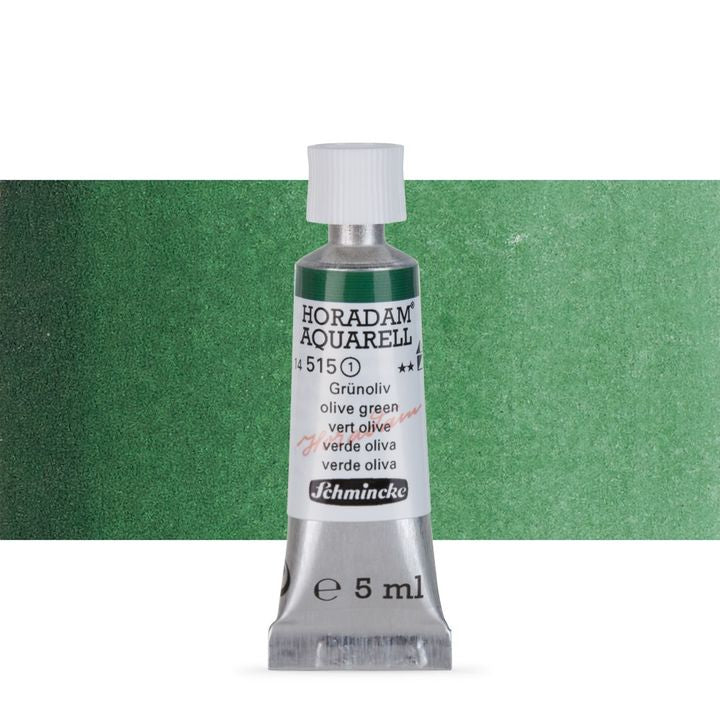 Schmincke Horadam akvarell festékek tubusban 5ml – 515 Olive Green