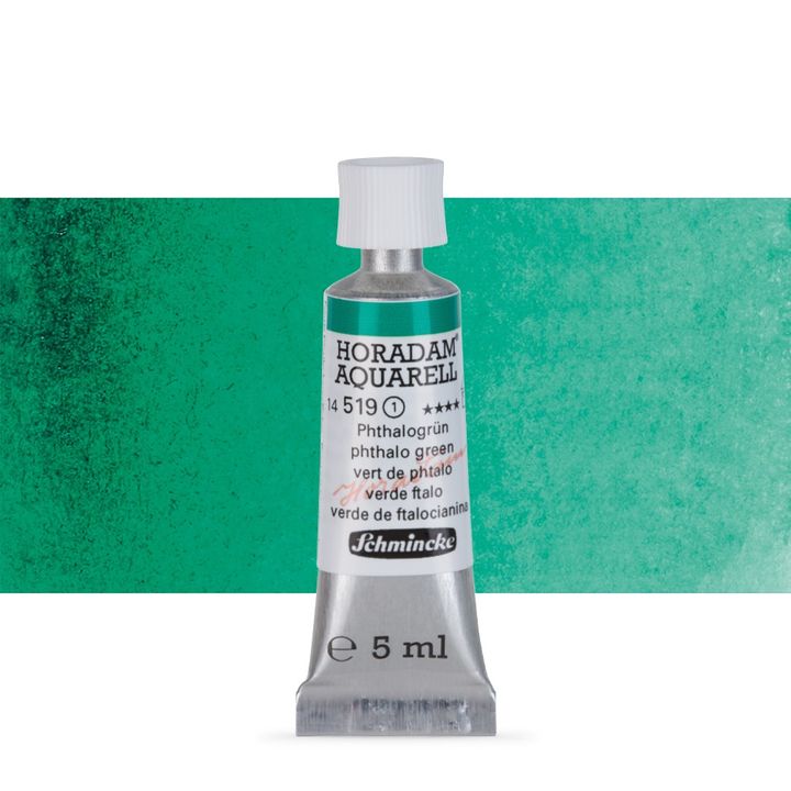 Schmincke Horadam akvarell festékek tubusban 5ml – 519 Phthalo Green