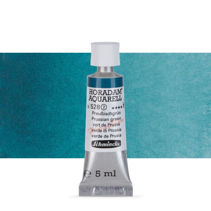 Schmincke Horadam akvarell festékek tubusban 5ml – 528 Prussian Green