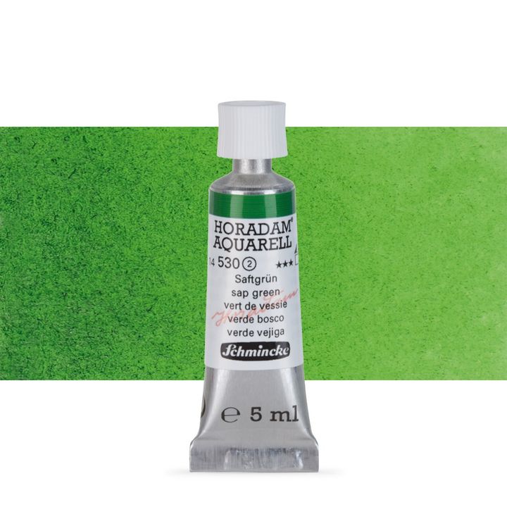 Schmincke Horadam akvarell festékek tubusban 5ml – 530 Sap Green
