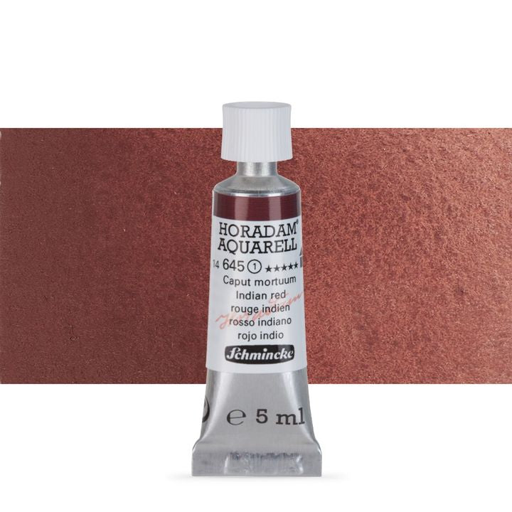 Schmincke Horadam akvarell festékek tubusban 5ml – 645 Indian Red