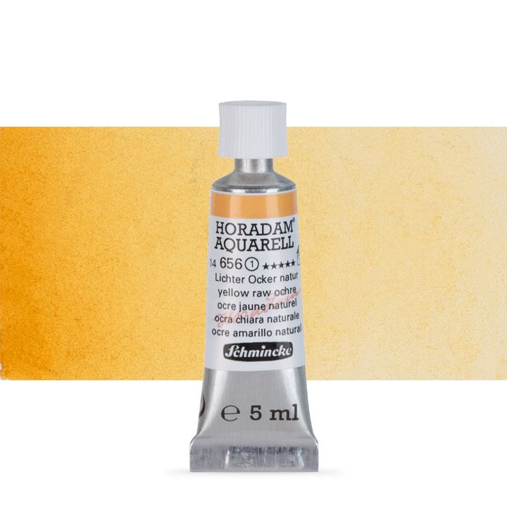 Schmincke Horadam akvarell festékek tubusban 5ml – 656 Yellow Raw Ochre