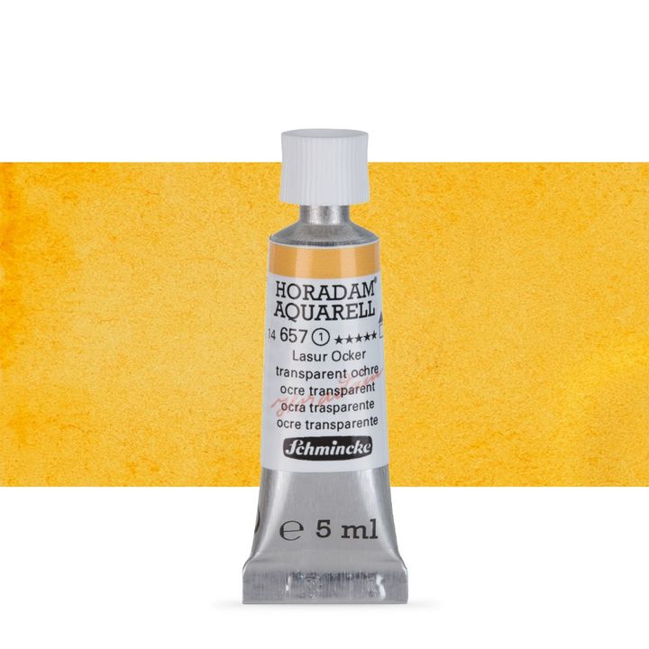 Schmincke Horadam akvarell festékek tubusban 5ml – 657 Transparent Ochre