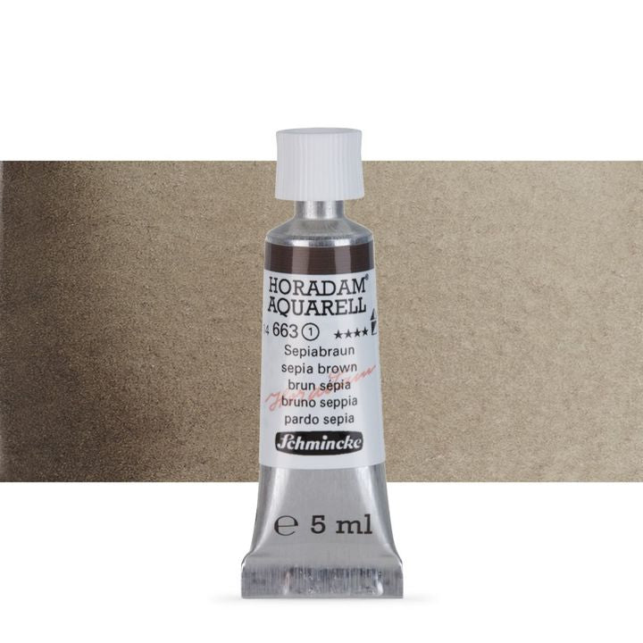 Schmincke Horadam akvarell festékek tubusban 5ml – 663 Sepia Brown
