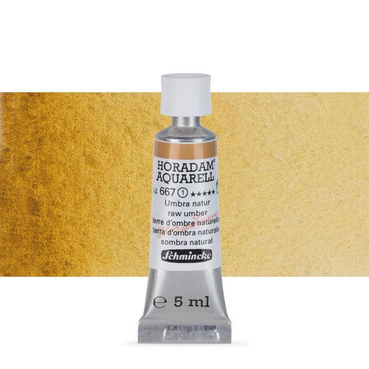 Schmincke Horadam akvarell festékek tubusban 5ml – 667 Raw Umber