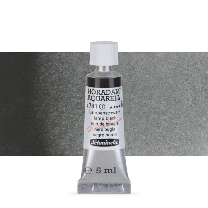 Schmincke Horadam akvarell festékek tubusban 5ml – 781 Lamp Black