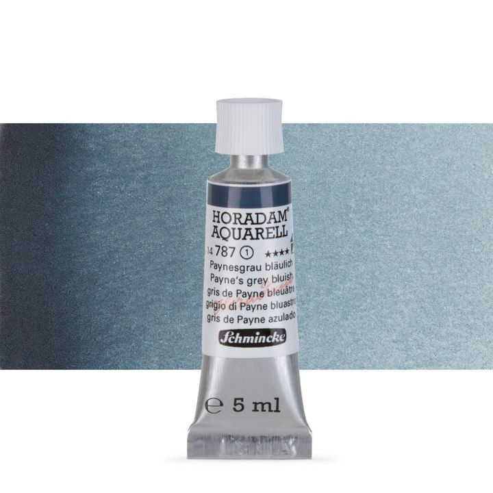 Schmincke Horadam akvarell festékek tubusban 5ml – 787 Payne'S Grey Bluish