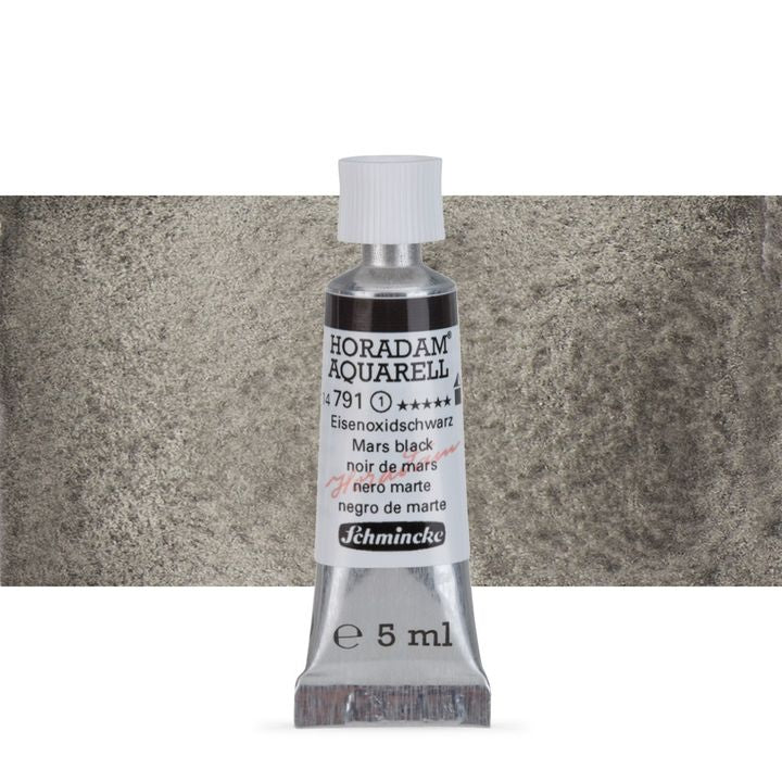 Schmincke Horadam akvarell festékek tubusban 5ml – 791 Mars Black