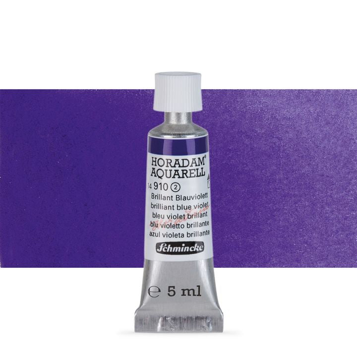 Schmincke Horadam akvarell festékek tubusban 5ml – 910 Brilliant Blue Violet