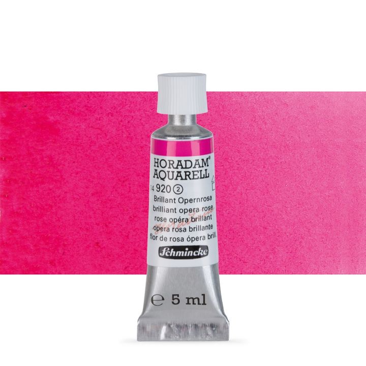 Schmincke Horadam akvarell festékek tubusban 5ml – 920 Brilliant Opera Rose