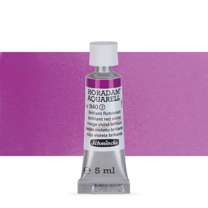 Schmincke Horadam akvarell festékek tubusban 5ml – 940 Brilliant Red Violet