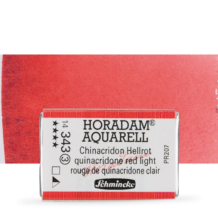 Schmincke Horadam akvarell festékek – 343 Quinacridone Red Light