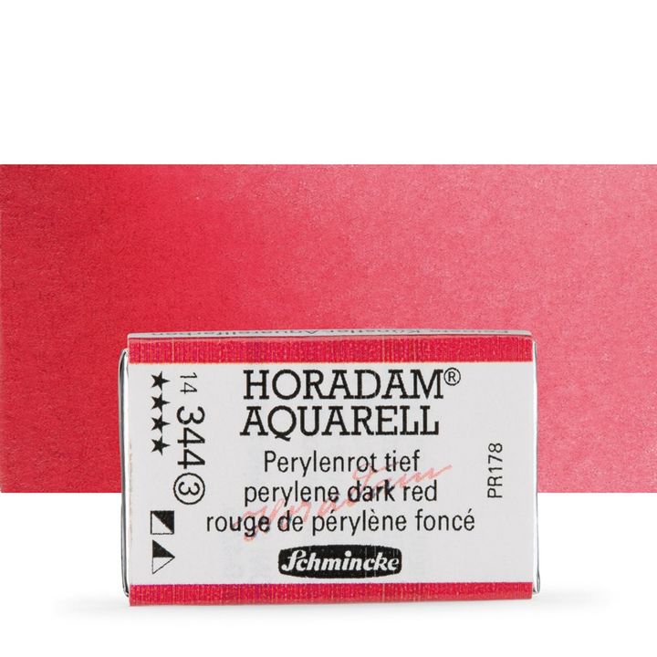 Schmincke Horadam akvarell festékek – 344 Perylene Dark Red