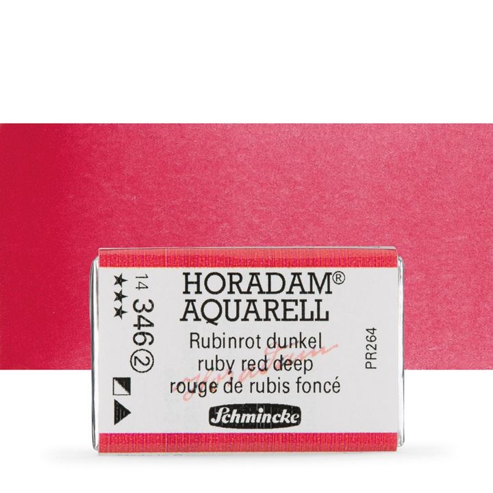 Schmincke Horadam akvarell festékek – 346 Ruby Red Deep