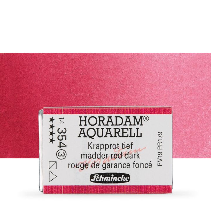 Schmincke Horadam akvarell festékek – 354 Madder Red Dark