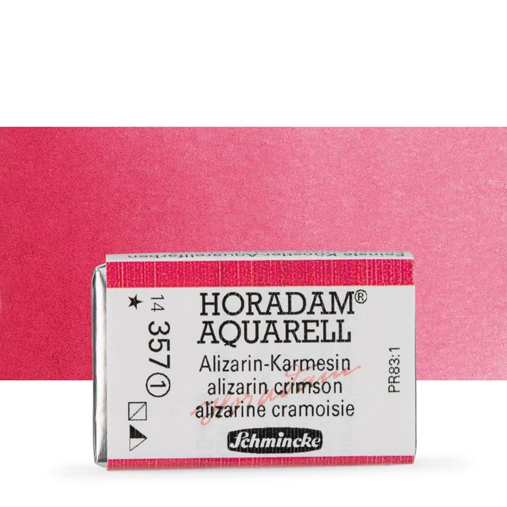 Schmincke Horadam akvarell festékek – 357 Alizarin Crimson