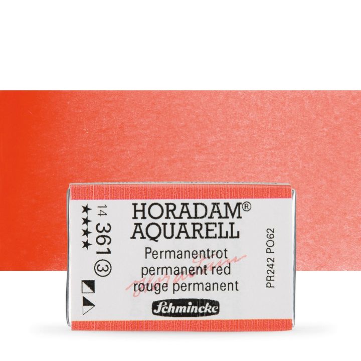 Schmincke Horadam akvarell festékek – 361 Permanent Red
