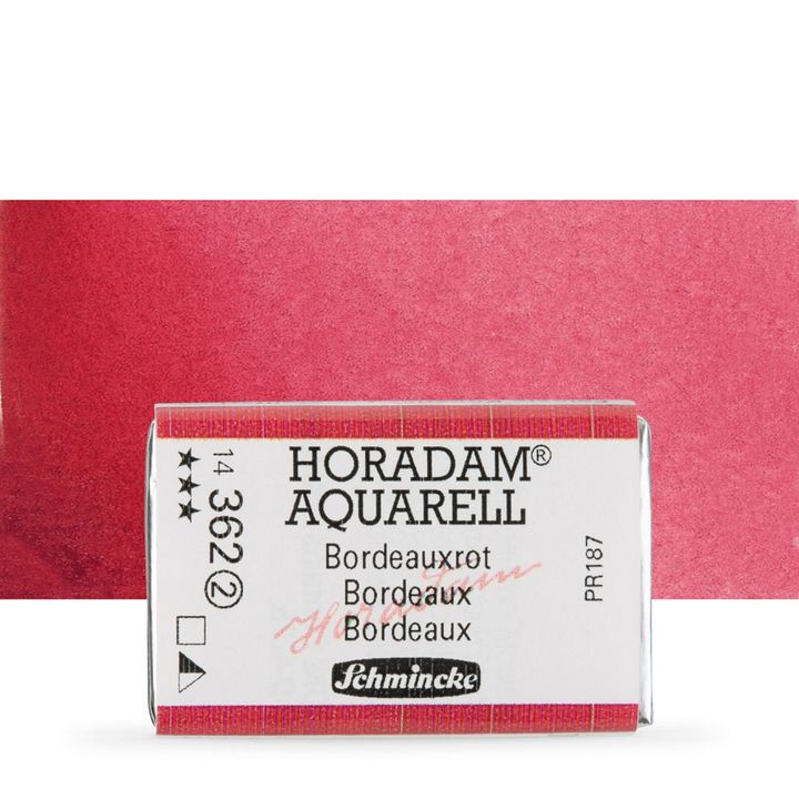 Schmincke Horadam akvarell festékek – 362 Bordeaux