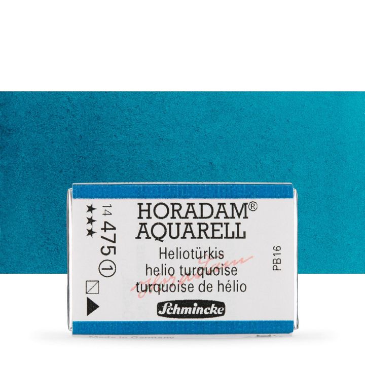 Schmincke Horadam akvarell festékek – 475 Helio Turquoise