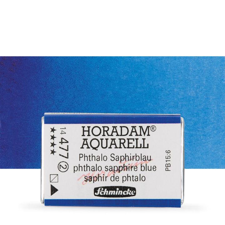Schmincke Horadam akvarell festékek – 477 Phthalo Sapphire Blue