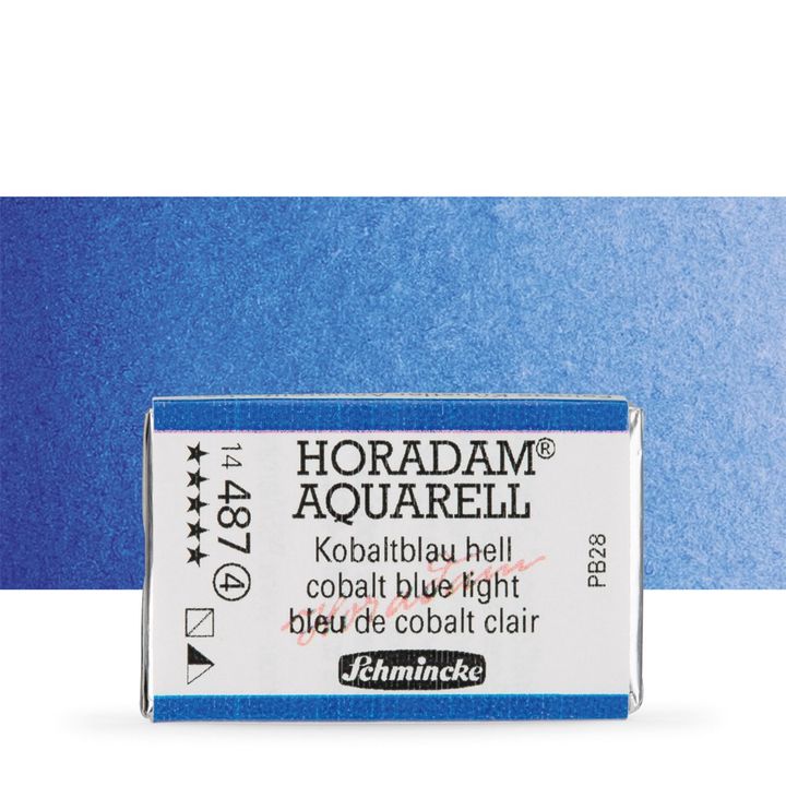 Schmincke Horadam akvarell festékek – 487 Cobalt Blue Light