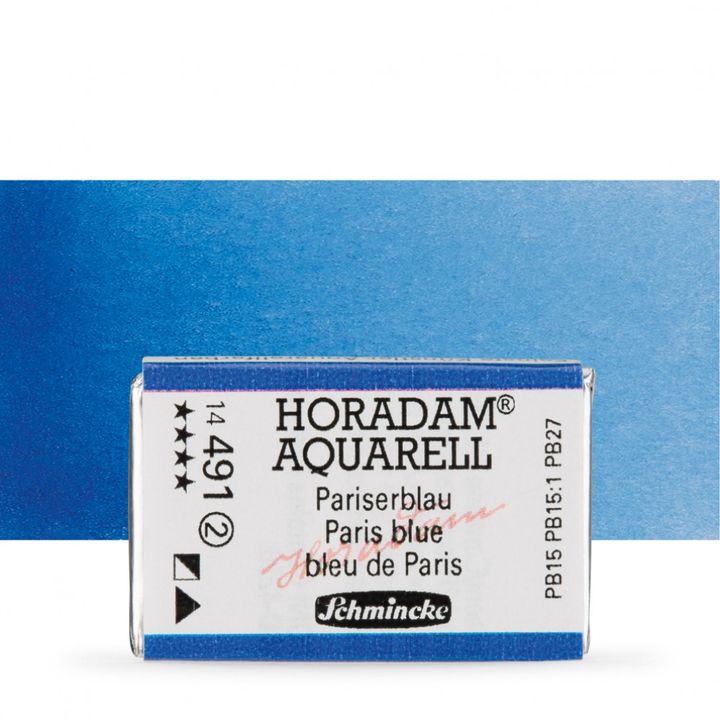 Schmincke Horadam akvarell festékek – 491 Paris Blue