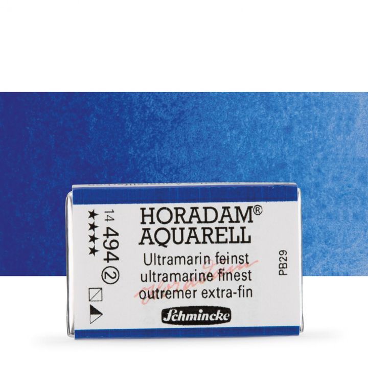 Schmincke Horadam akvarell festékek – 494 Ultramarine Finest