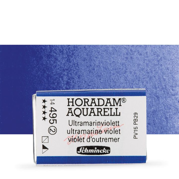 Schmincke Horadam akvarell festékek – 495 Ultramarine Violet
