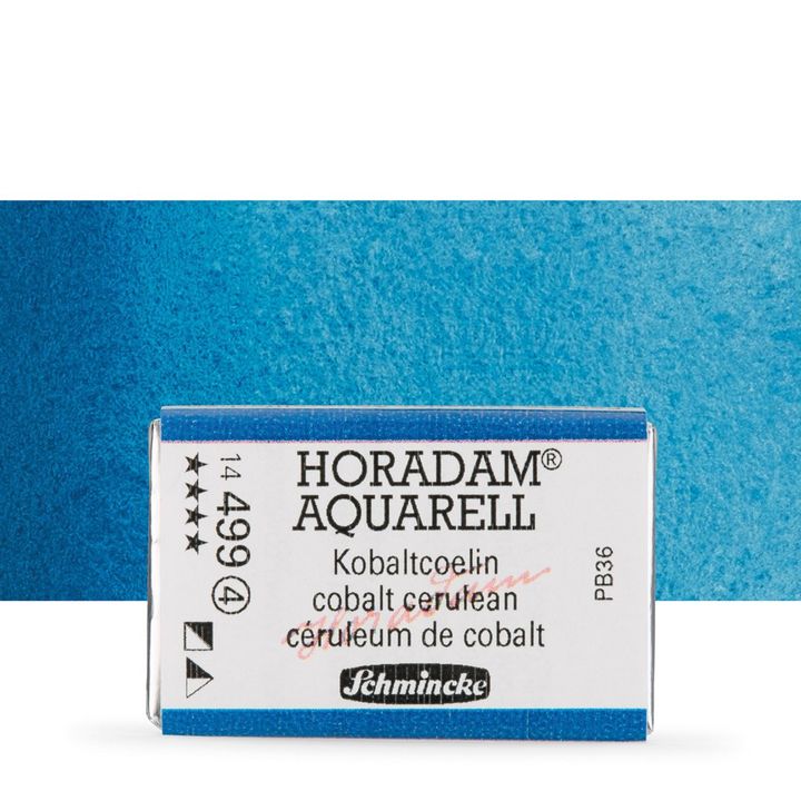 Schmincke Horadam akvarell festékek – 499 Cobalt Cerulean