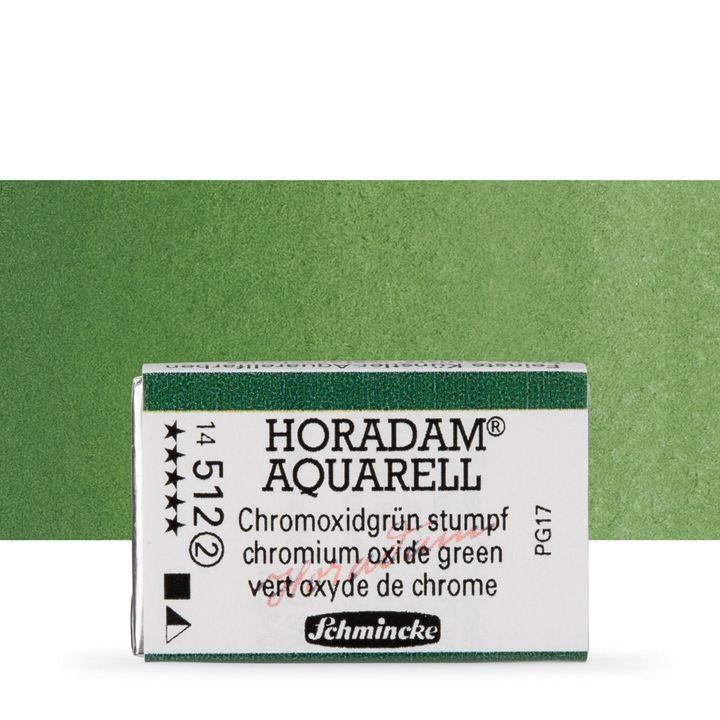 Schmincke Horadam akvarell festékek – 512 Chromium Oxide Green