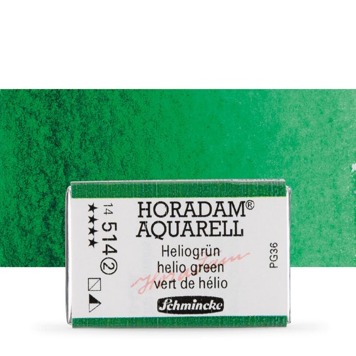 Schmincke Horadam akvarell festékek – 514 Helio Green