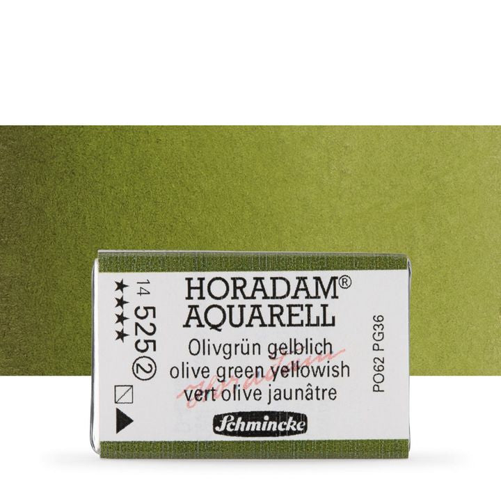 Schmincke Horadam akvarell festékek – 525 Olive Green Yellowish