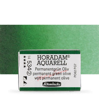 Schmincke Horadam akvarell festékek – 534 Permanent Green Olive